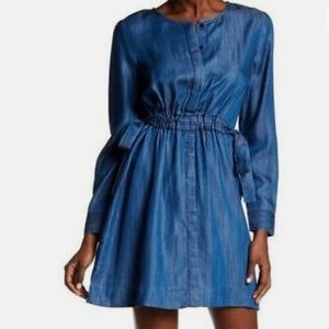 Club Monaco chambray dress in size 0.